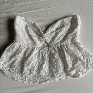 Valija Irania tube top white small used